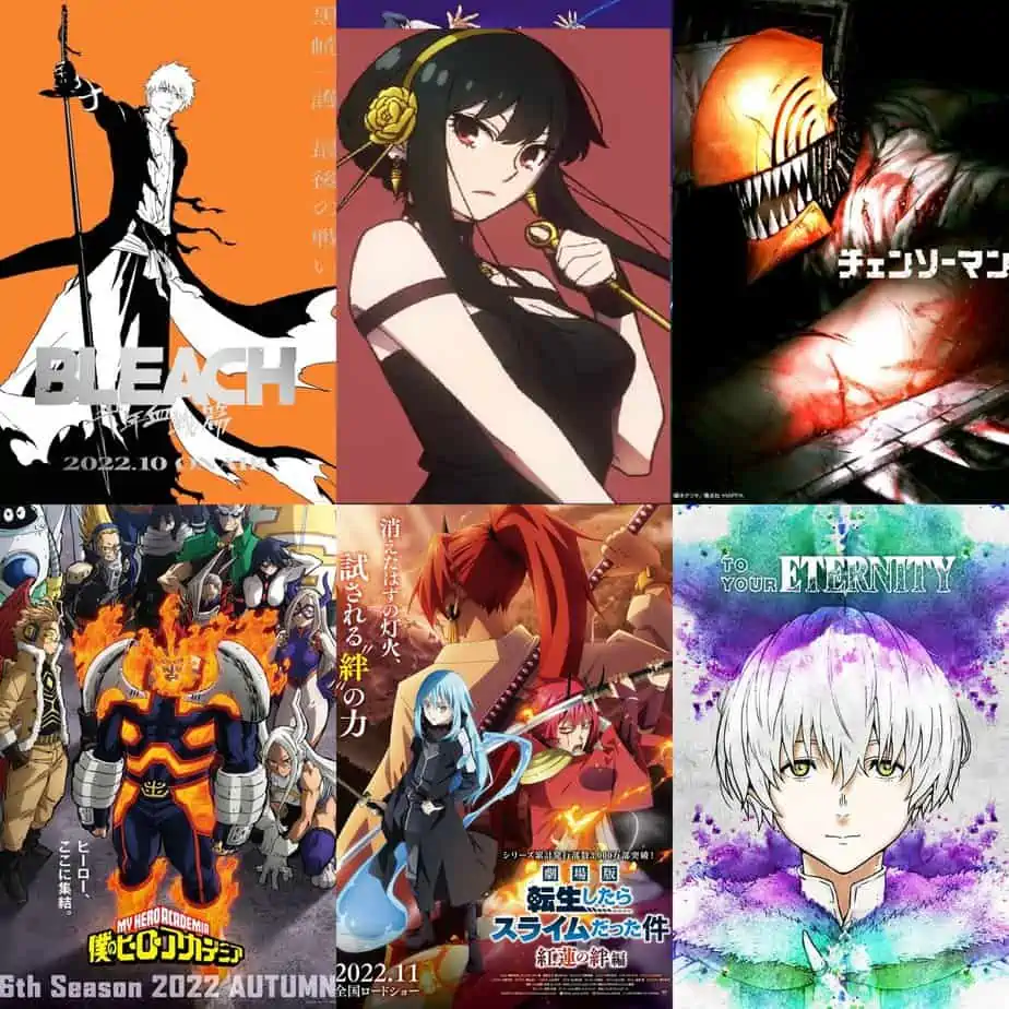 Fall 2022 Anime Season is STACKED UP What Fall 2022 Anime are you most  excited for